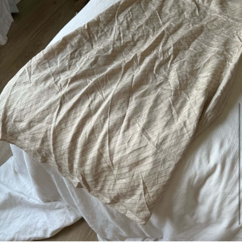 Banana Republic Linen petite maxi strapless dress - Picture 4 of 6